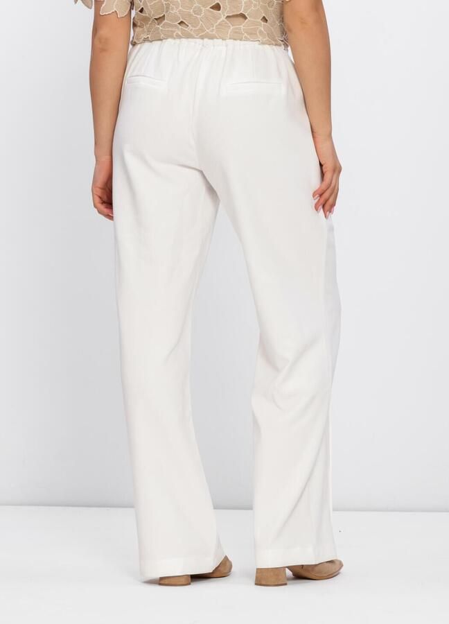 NUKUS Dames Broeken Jill Pants Wit - Foto 2