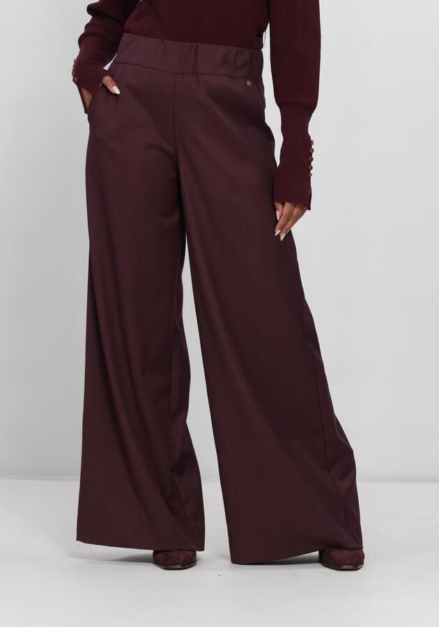 NUKUS Dames Broeken Lieve Pants Bordeaux