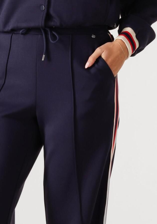 NUKUS regular waist flared broek donkerblauw - Foto 3
