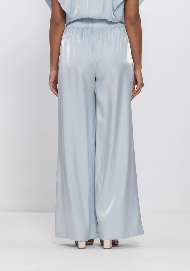 NUKUS Dames Broeken Rubi Pants Shiny Lichtblauw - Foto 2