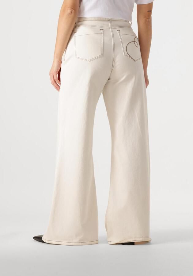 Nukus Elegante Ruby Pants voor vrouwen Beige Dames