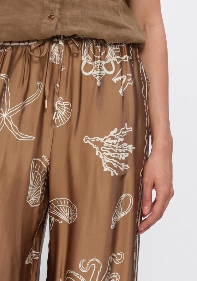 NUKUS Dames Broeken Valerie Pants Print Bruin - Foto 3