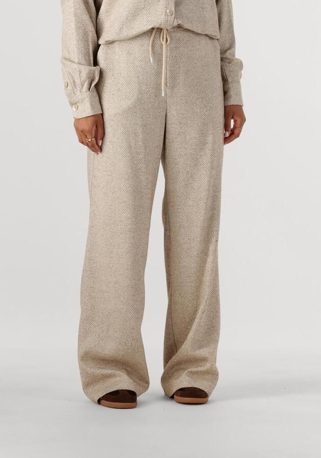 NUKUS Dames Broeken Vera Pants Strass Beige - Foto 4