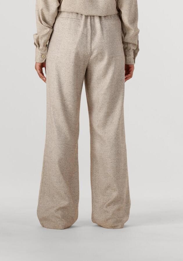 NUKUS Dames Broeken Vera Pants Strass Beige