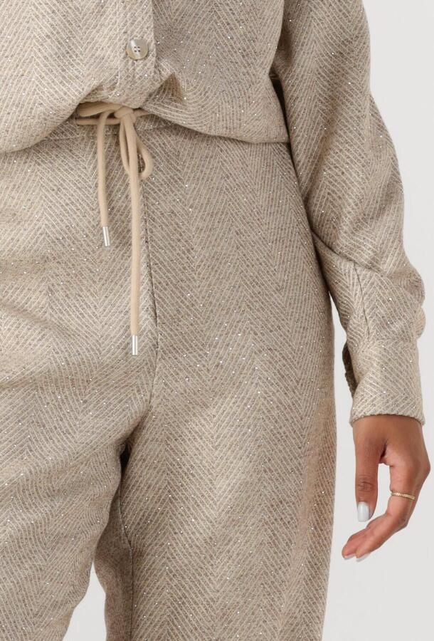 NUKUS Dames Broeken Vera Pants Strass Beige - Foto 2