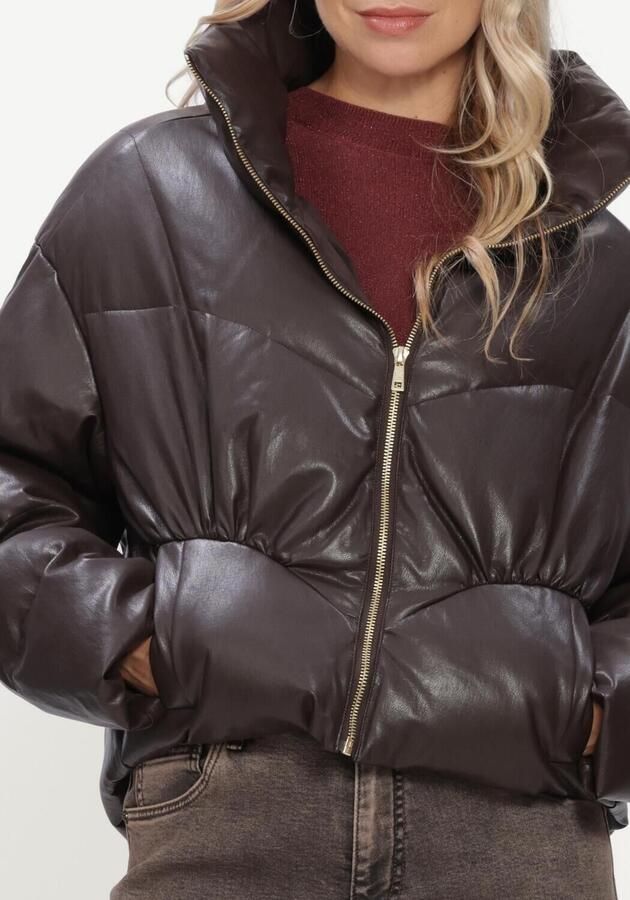 NUKUS Dames Jassen Angelina Jacket Bruin - Foto 4