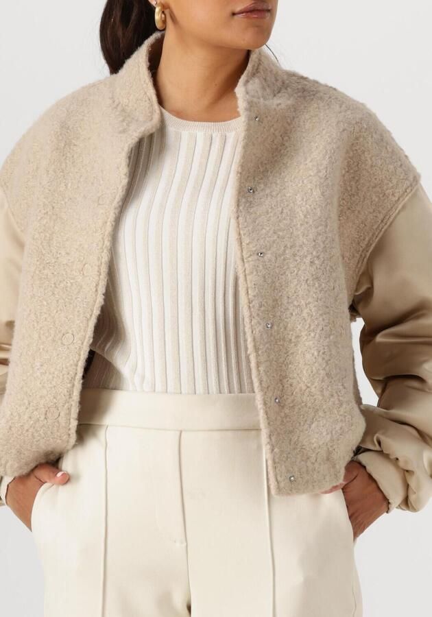 NUKUS Dames Jassen Baltimore Jacket Satin Beige - Foto 3