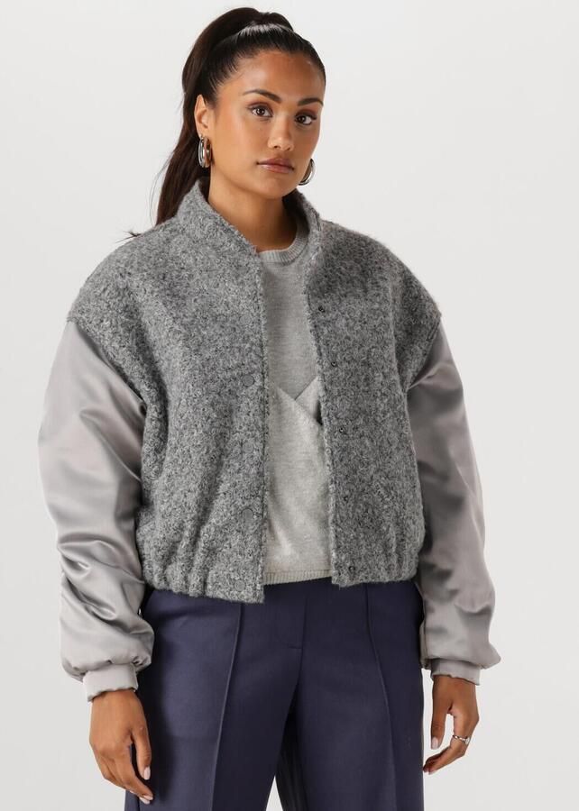 NUKUS Dames Jassen Baltimore Jacket Satin Grijs - Foto 4