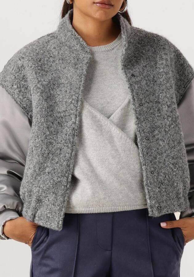 NUKUS Dames Jassen Baltimore Jacket Satin Grijs - Foto 2