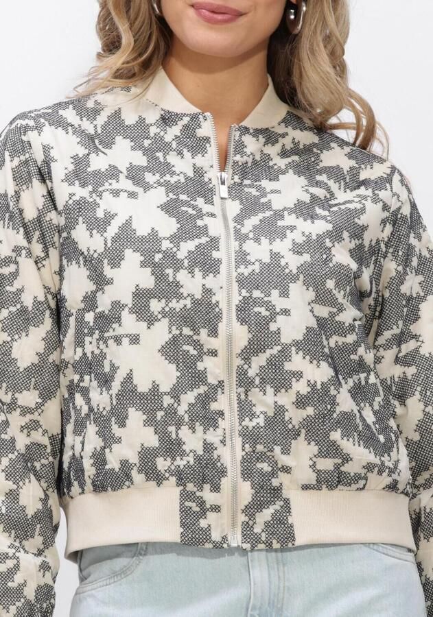 NUKUS Dames Jassen Charlie Bomber Cross Creme - Foto 3