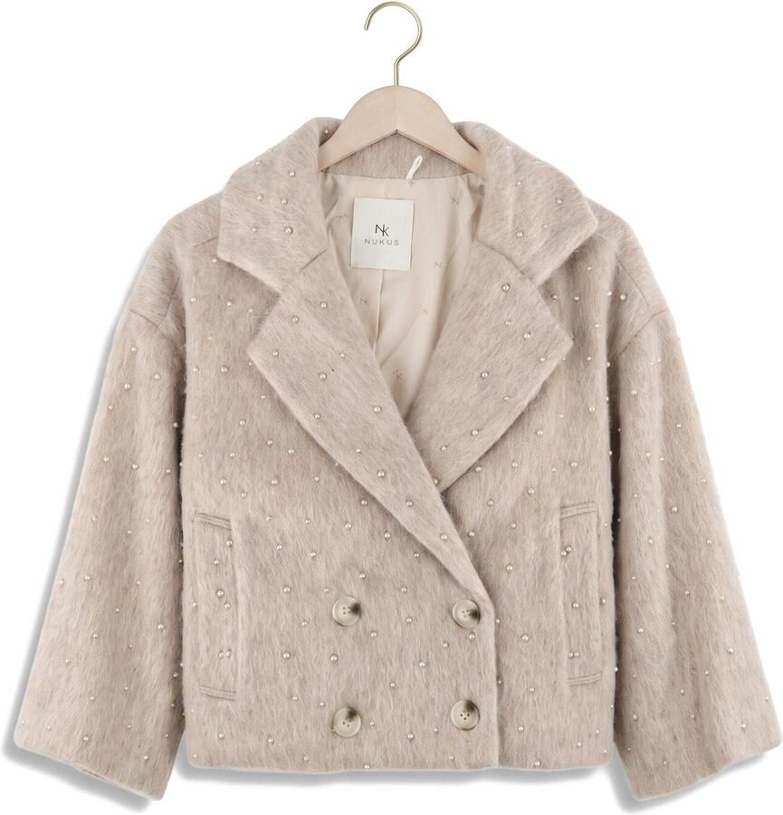 NUKUS Dames Jassen Danique Jacket Pearls Beige - Foto 2