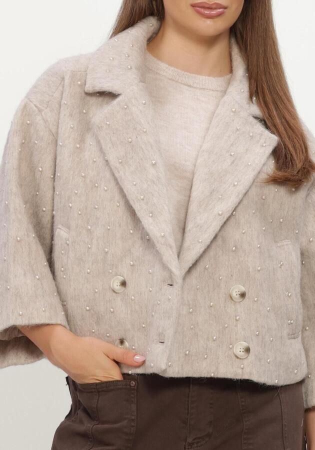 NUKUS Dames Jassen Danique Jacket Pearls Beige - Foto 4