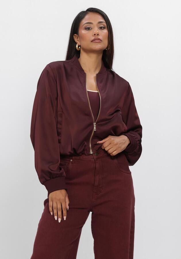 NUKUS Dames Jassen Dena Jacket Shiny Bordeaux