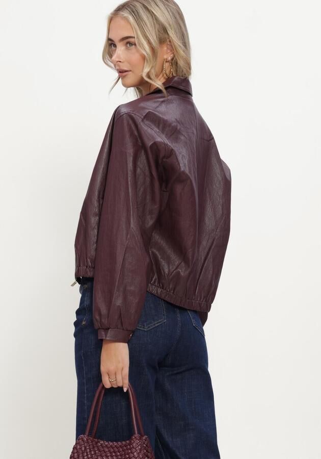 NUKUS Dames Jassen Dominique Jacket Pu Bordeaux - Foto 3