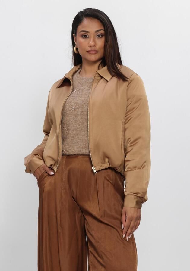 NUKUS Dames Jassen Doreen Bomber Beige