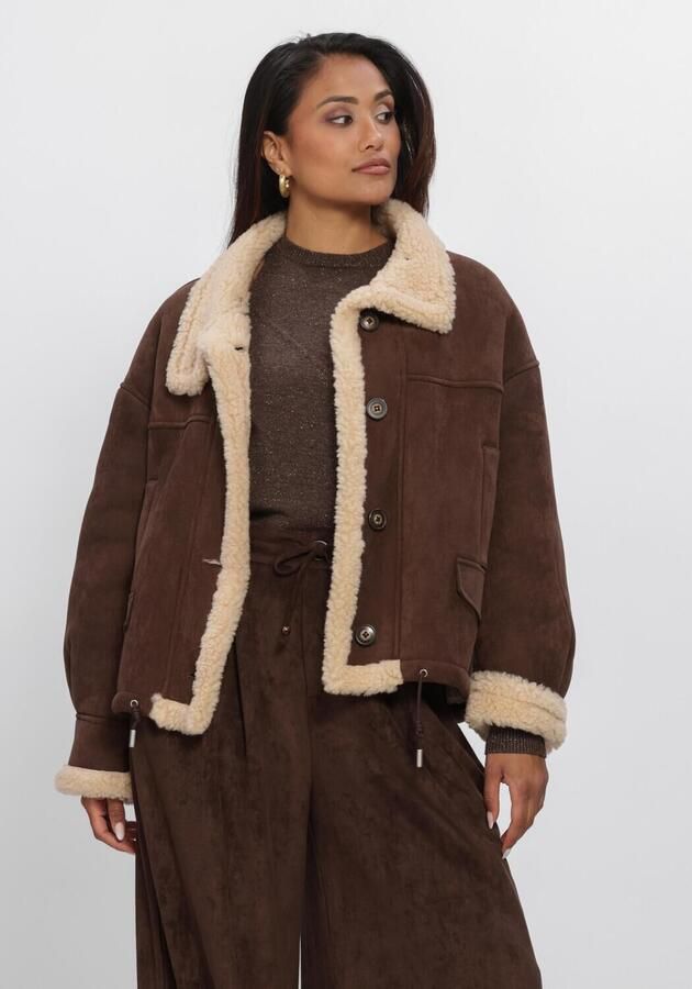 NUKUS Dames Jassen Elena Jacket Bruin