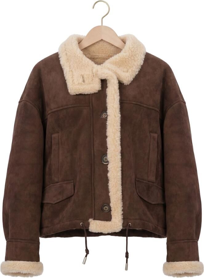 NUKUS Dames Jassen Elena Jacket Bruin - Foto 2