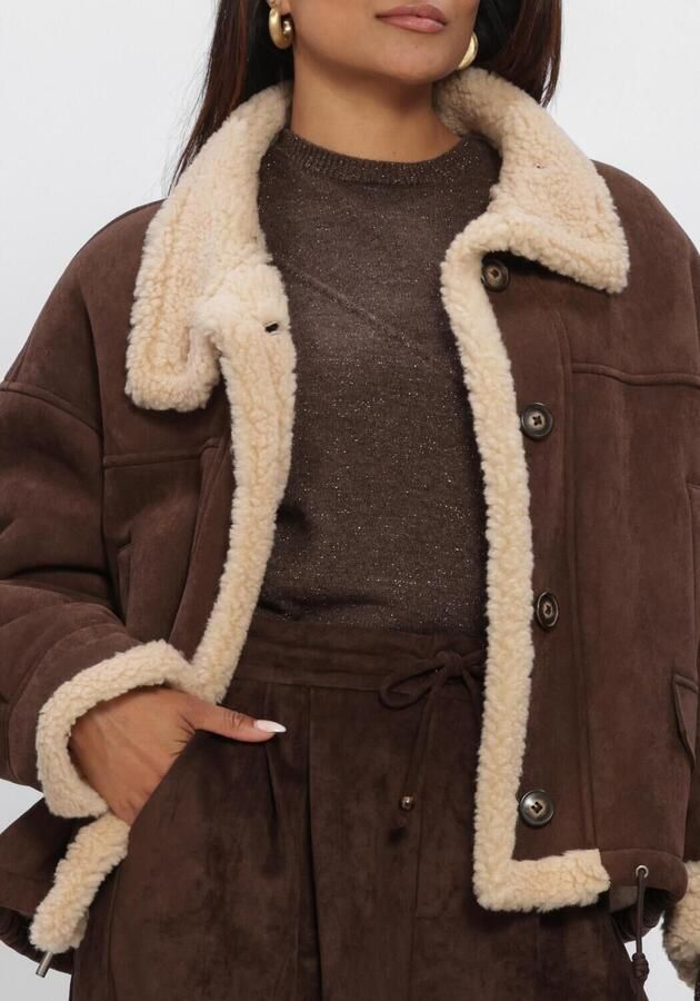 NUKUS Dames Jassen Elena Jacket Bruin - Foto 4