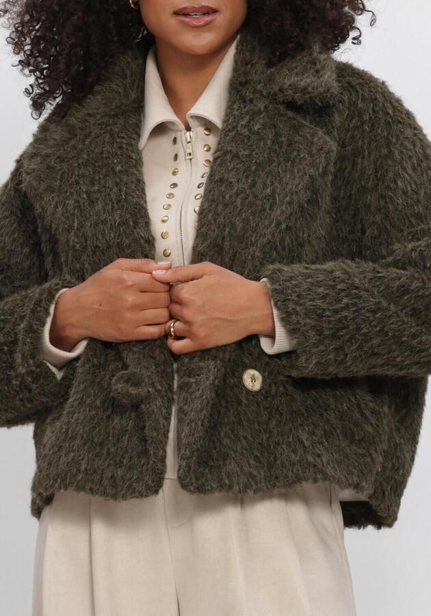 NUKUS Dames Jassen Halle Jacket Donkergroen - Foto 4