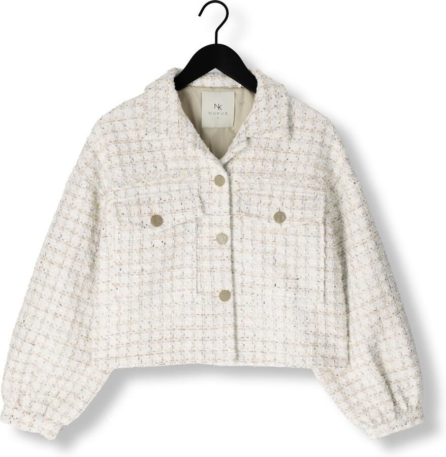 NUKUS Dames Jassen Harmony Jacket Gebroken Wit
