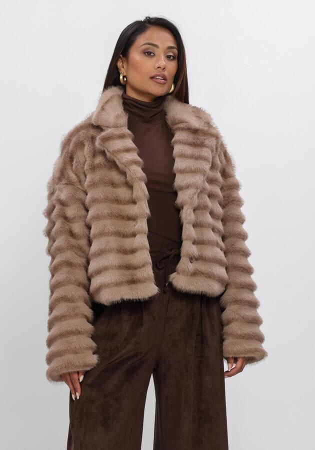 NUKUS Dames Jassen Hilde Jacket Fluffy Beige