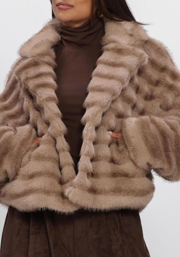NUKUS Dames Jassen Hilde Jacket Fluffy Beige - Foto 4