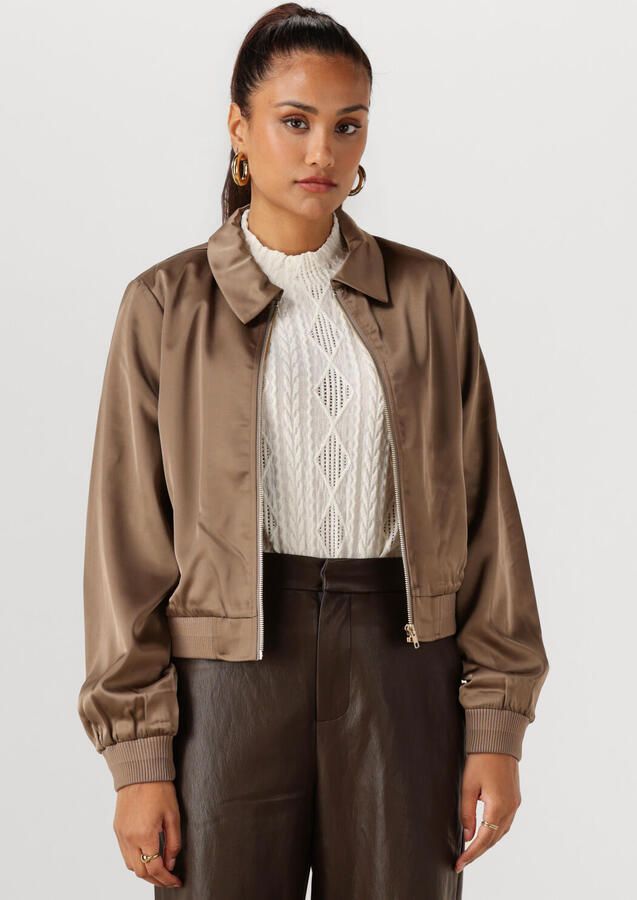 NUKUS Dames Jassen Luna Bomber Taupe - Foto 4