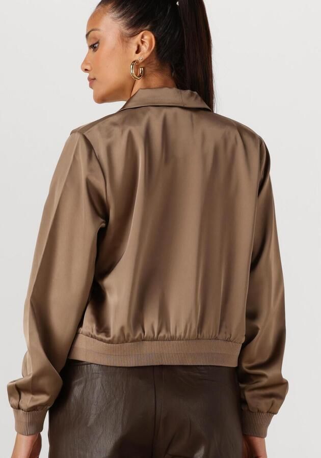 NUKUS Dames Jassen Luna Bomber Taupe - Foto 2