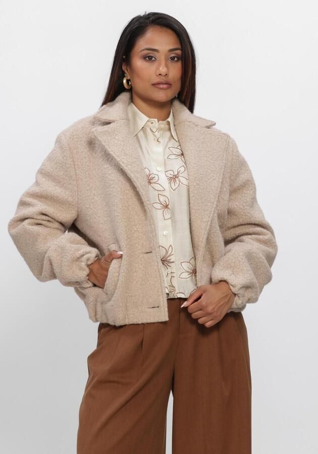 NUKUS Dames Jassen Madelin Jacket Boucle Beige
