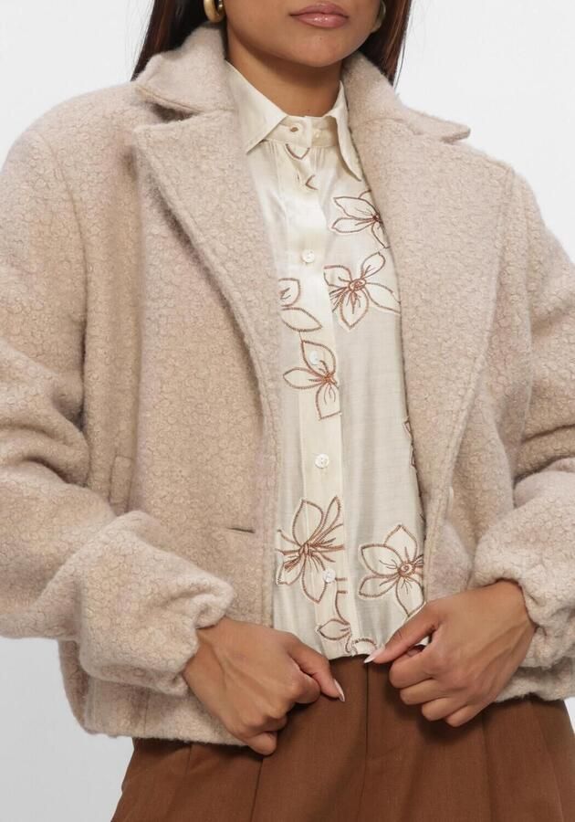 NUKUS Dames Jassen Madelin Jacket Boucle Beige - Foto 4