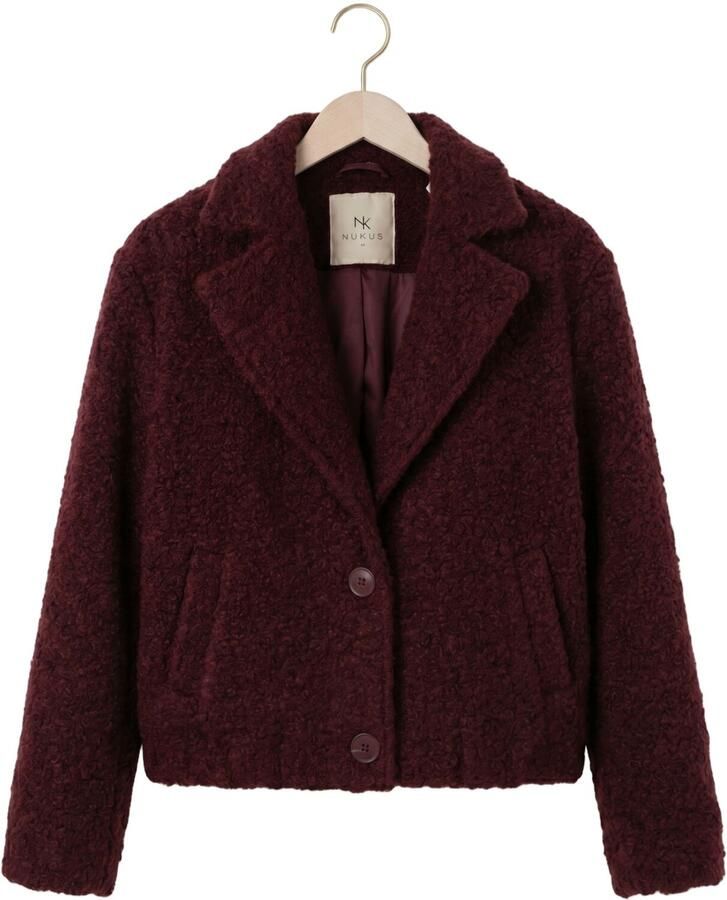NUKUS Dames Jassen Madelin Jacket Boucle Bordeaux - Foto 2
