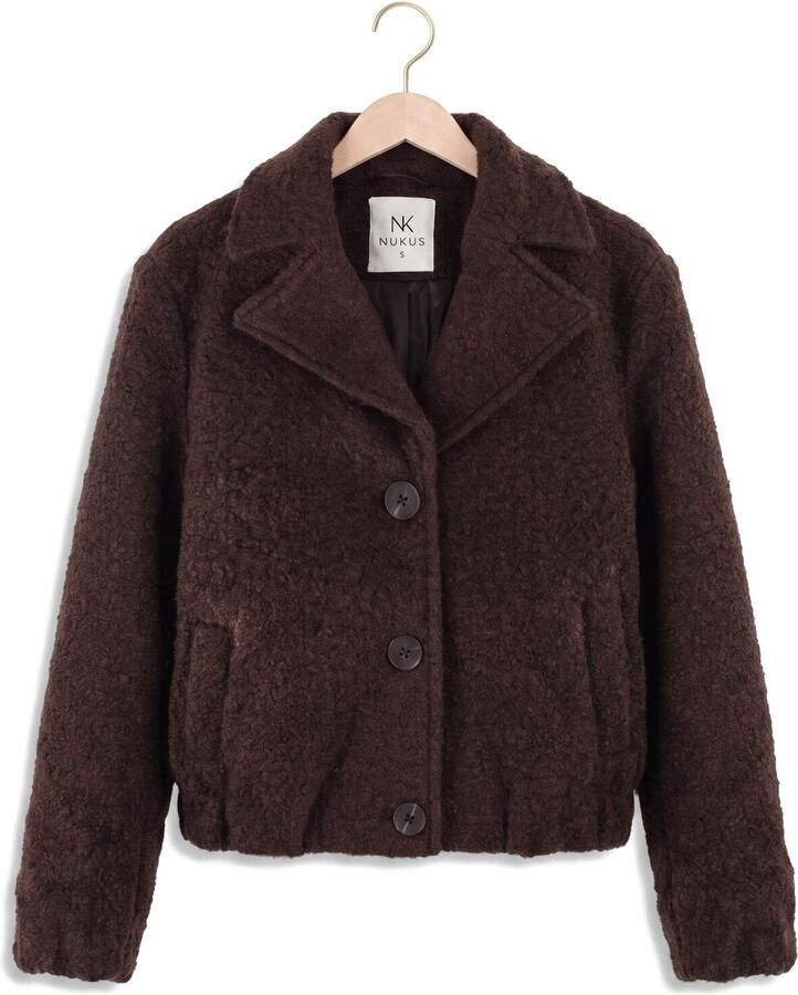 NUKUS Dames Jassen Madelin Jacket Boucle Bruin - Foto 2