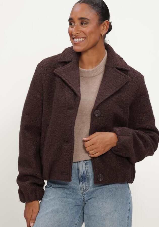 NUKUS Dames Jassen Madelin Jacket Boucle Bruin - Foto 4