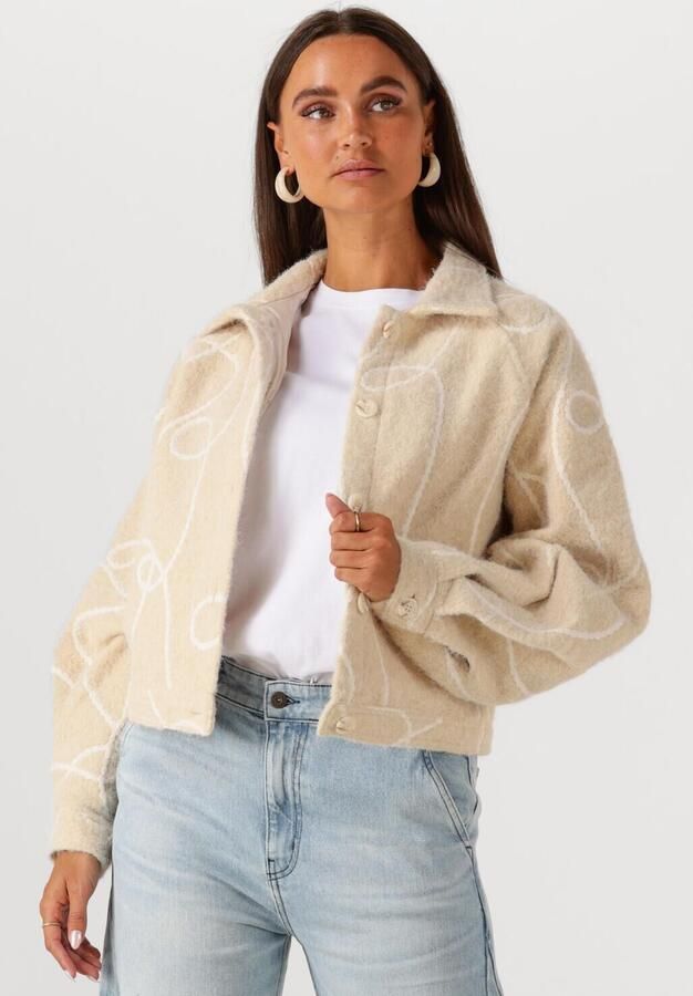 NUKUS Dames Jassen Milou Jacket Beige - Foto 4