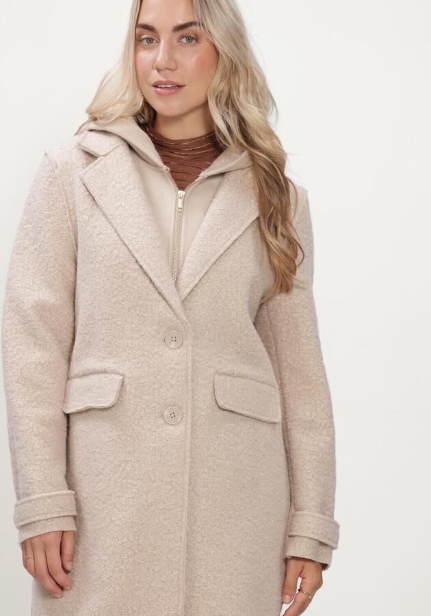 NUKUS Dames Jassen Mirthe Coat Boucle Beige - Foto 3
