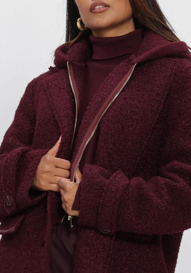 NUKUS Dames Jassen Mirthe Coat Boucle Bordeaux - Foto 2
