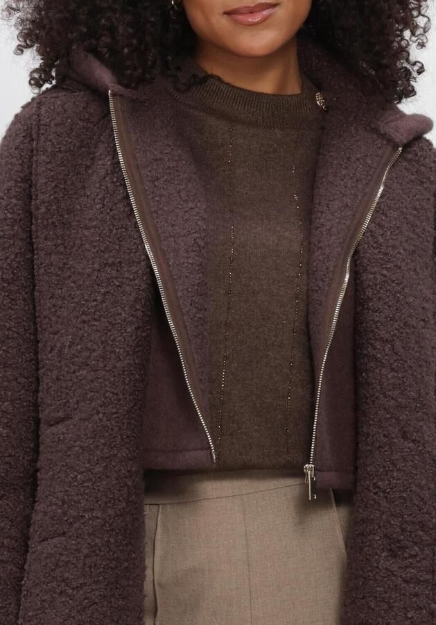 NUKUS Dames Jassen Mirthe Coat Boucle Bruin - Foto 3