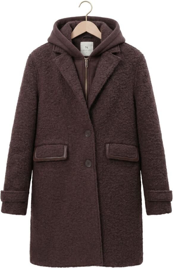 NUKUS Dames Jassen Mirthe Coat Boucle Bruin - Foto 4