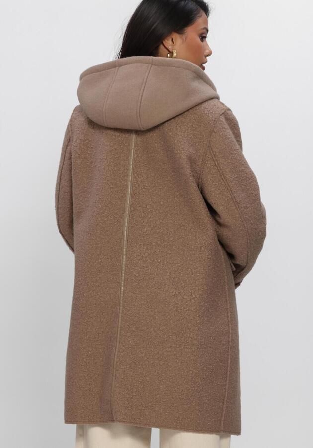 NUKUS Dames Jassen Mirthe Coat Boucle Camel - Foto 2
