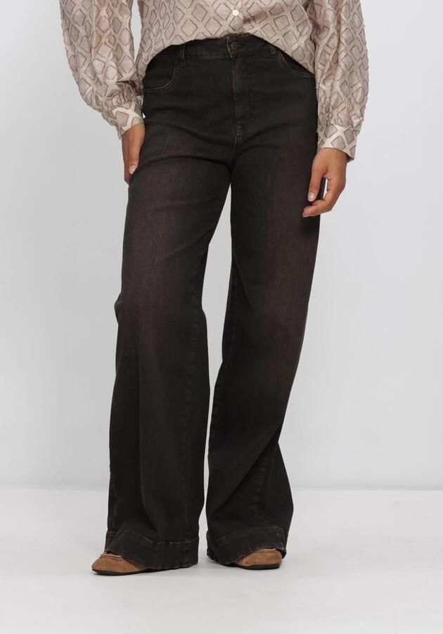 NUKUS Dames Jeans Abby Pants Denim Zwart