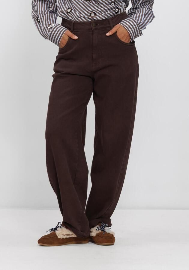 NUKUS Dames Jeans Petra Pants Bruin