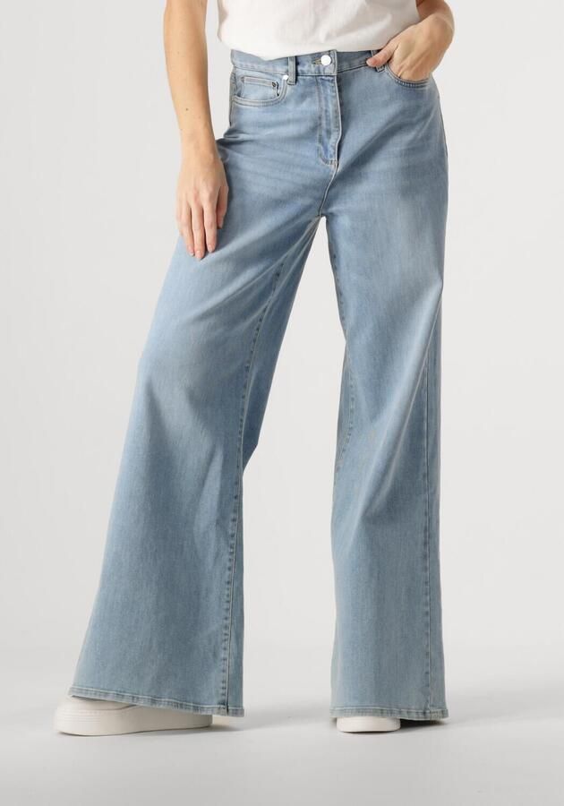 NUKUS wide leg high waist jeans light blue denim - Foto 4