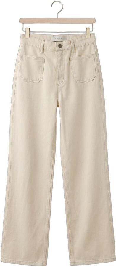 NUKUS Scarlet high waist flared jeans ecru - Foto 4