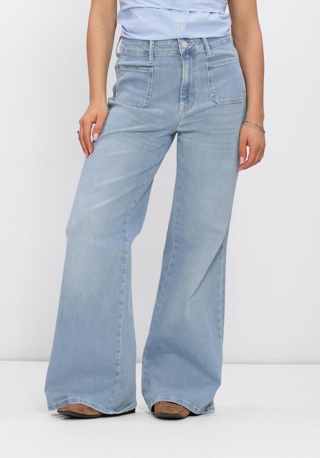 NUKUS Dames Jeans Scarlet Pants Lichtblauw