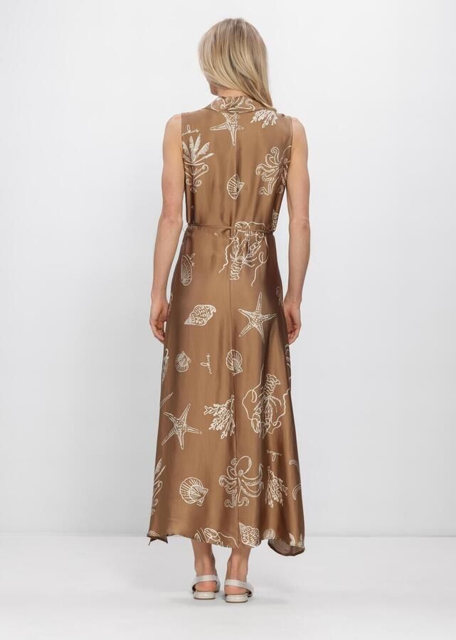 NUKUS Dames Jurken Violet Dress Print Bruin - Foto 2