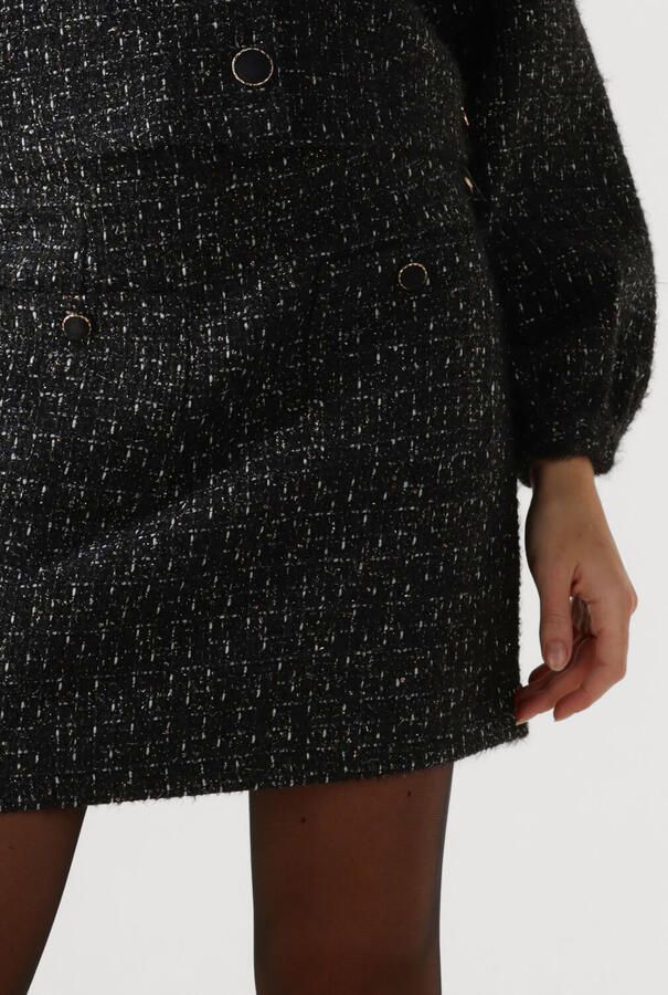 Nukus Zwarte Lurex Rok voor Vrouwen Black Dames - Foto 3