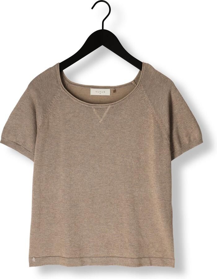 NUKUS Dames Tops & T-shirts Anita Top Lurex Beige