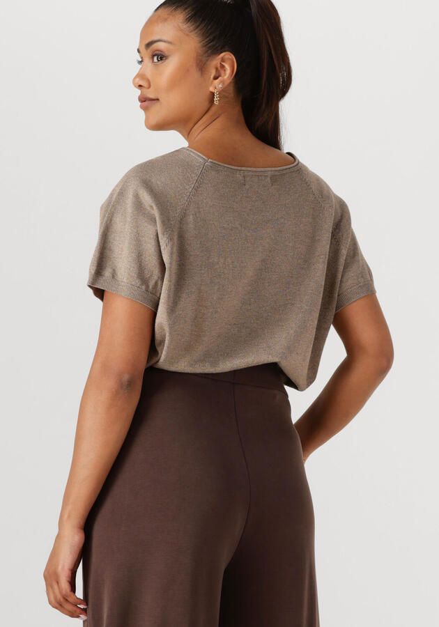 NUKUS Dames Tops & T-shirts Anita Top Lurex Beige - Foto 3