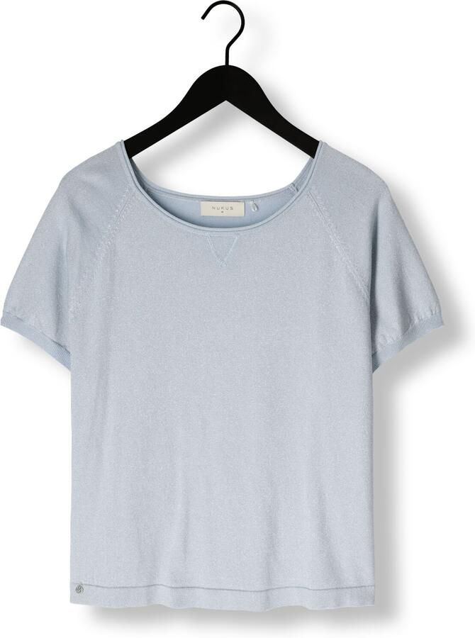 NUKUS Dames Tops & T-shirts Anita Top Lurex Lichtblauw