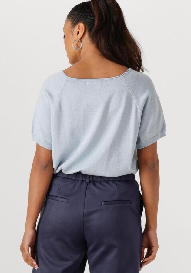 NUKUS Dames Tops & T-shirts Anita Top Lurex Lichtblauw - Foto 2